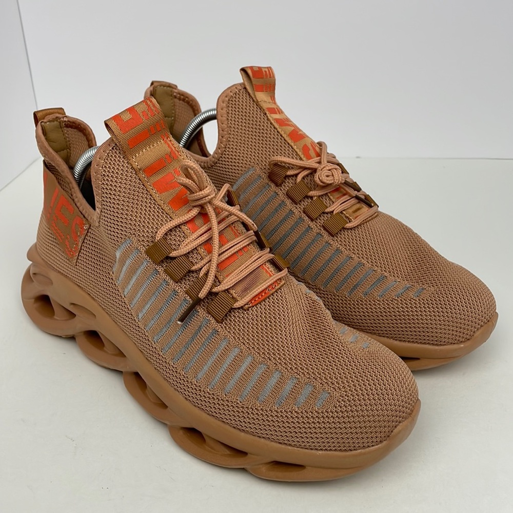 New LIESMLIES SS1 Khaki and OrangeHigh Style Shoes Size 46 EU